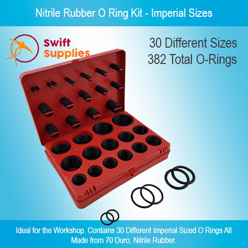 Pack of 1-4 BS214 Imperial O Ring Nitrile Size 24.99 mm ID X 3.53 mm W 