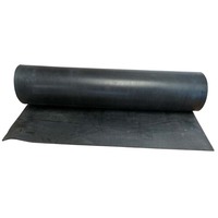 Natural Insertion Rubber Sheet 1.5mm Thick x 1200mm (Black, 60 Duro, Per Metre)