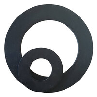 GKT,  15NB Table D & E  BS3063 Ring Face Gasket, 3mm Neoprene Rubber