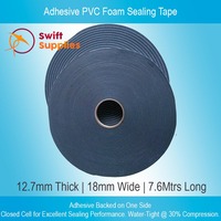 Adhesive PVC Foam Tape 12.7mm Thick x  18mm Wide x 7.6 Metres Long #3112