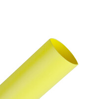 Heat-Shrink Tube Pack, Yellow   1.5mm Dia x 20 Metres (Single Wall, 2:1 Shrink)