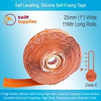 Self Levelling Silicone Self Fusing Tape 25mm Wide x 11 Metres Long