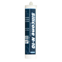 Silicone N10 Neutral Cure Silicone Sealant - Black - 300gm