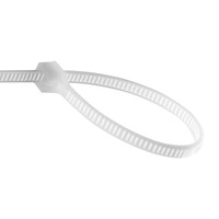 Nylon Cable Tie - 100mm Long x 2.5mm Wide, Natural, Pack of 100