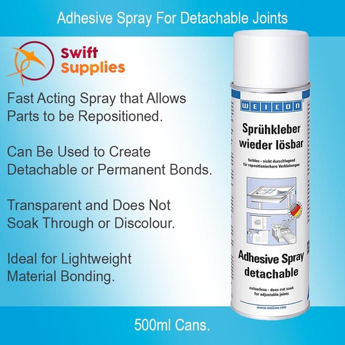Adhesive Spray For Detachable Joints - 500ml