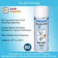 Top-Lube Fluid Spray - Food Grade Spray-On Lubricant - 400ml