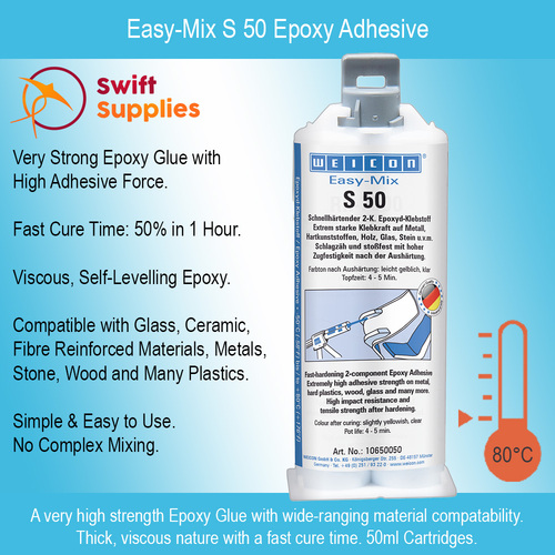 Easy-Mix S 50 Epoxy Adhesive - 50ml