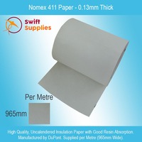 Nomex 411 Insulation Paper - 0.13mm x 965mm Wide (Per Metre)