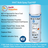 W44T Multi-Spray Fluid - NSF H1 Lubricant, Cleaner and Protection Spray - 400ml