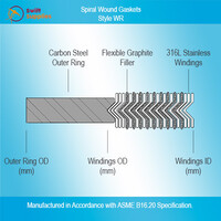 SWG, Style WR,   15NB ANSI  150 CS-316-Graph
