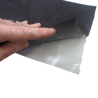 Neoprene Sponge Sheet (Black, Adhesive Backed) -  2mm Thick x  980mm x 980mm