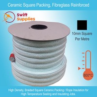 Ceramic Square Packing (Fibreglass Reinforced) - 10mm² (Per Metre)