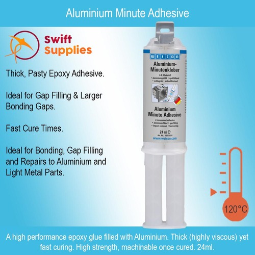Aluminium Minute Adhesive - 24ml