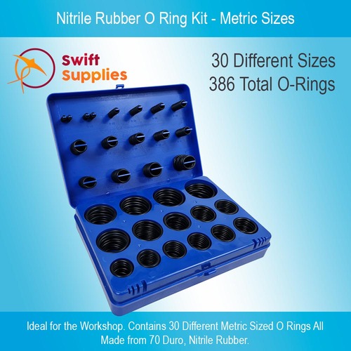 Nitrile Rubber O Ring Kit – Metric Sizes