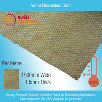 Aramid Insulation Cloth - 1.5mm Thick x 1500mm Wide (Per Metre)
