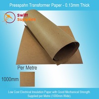Presspahn Transformer Insulation Paper - 0.13mm x 1000mm Wide (Per Metre)