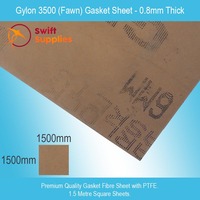 Gylon Style 3500 Gasket Sheet (Fawn Gylon) - 0.8mm Thick x 1500mm x 1500mm