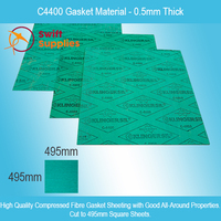 C4400 Gasket Material - 0.5mm Thick x  495mm x 495mm