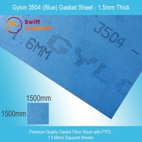 Gylon Style 3504 Gasket Sheet (Blue Gylon) - 1.5mm Thick x 1500mm x 1500mm