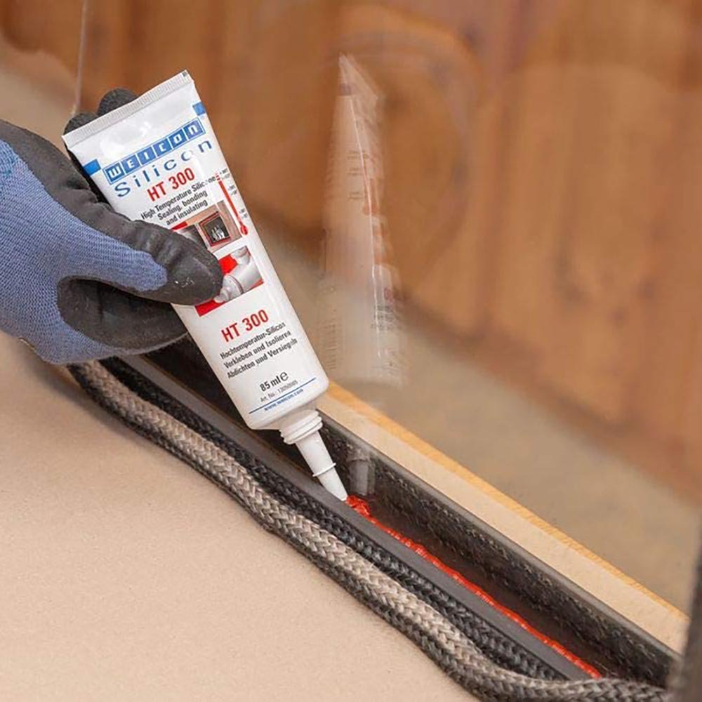 HT 300 Silicone Sealant used to Create a High Temperature Adhesive Seal