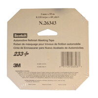 3M Scotch 233+ Fineline Masking Tape -   3mm Wide x 55Mtrs Long