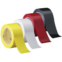 3M 471 Vinyl Lane Marking Tape, Red -   6mm Wide x 33 Metres Long