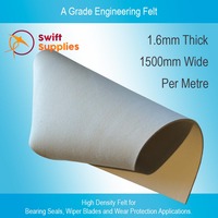 A Grade Engineering Felt -  1.6mm Thick x 1500mm Wide (Per Metre)