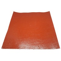 Silicone Coated Fibreglass Cloth, Red - 1.6mm Thick x 1500mm Wide (Per Metre)