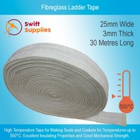 Fibreglass Ladder Tape - 3mm Thick x  25mm Wide x 30 Metres