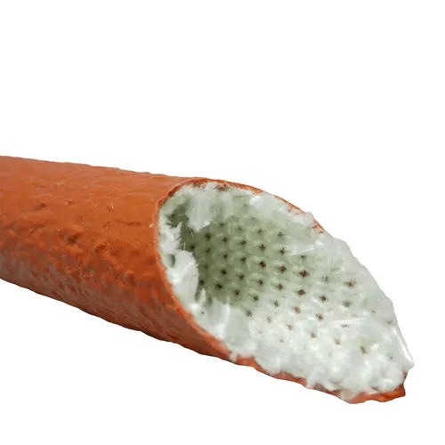 Fyrejacket - Silicone Coated Fibreglass Sleeve - 9.5mm ID (Per Metre)