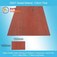 C6327 Gasket Material - 0.8mm Thick x 1000mm x 1500mm
