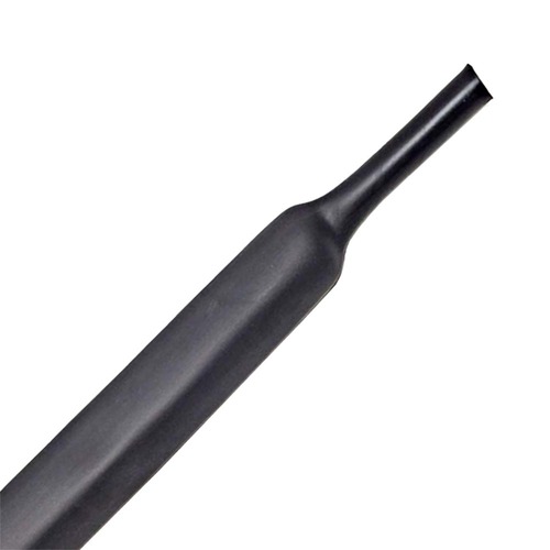 Dual Wall, Glue Lined Heat Shrink Tube Black - 4.8mm Dia x 1200mm Long (3:1 Shrink)