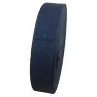 Silicone Coated Fibreglass Fabric Tape - 1.6mm Thick x  50mm Wide x 30 Metres Long, Black