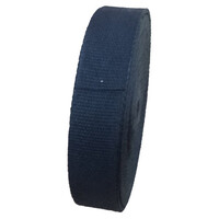 Silicone Coated Fibreglass Fabric Tape - 1.6mm Thick x  75mm Wide x 30 Metres Long, Black