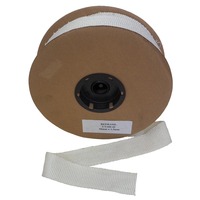 Refrasil Silica Insulation Tape - 1.5mm Thick x 50mm Wide (Per Metre)