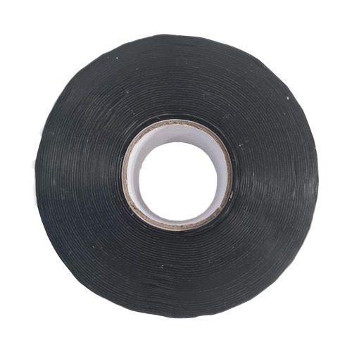 Black Silicone Self-Fusing Sealing and Insulating Tape 25mm Wide x 6 Metres