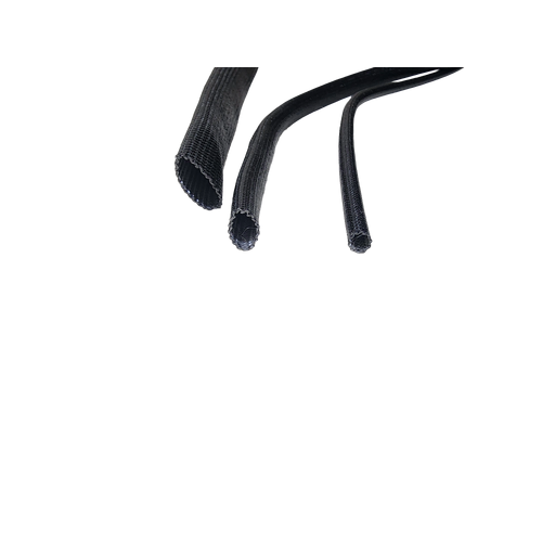 Acrylic Fibreglass Sleeving - Black (Full Roll) - 3mm Dia x 100 Metres Long