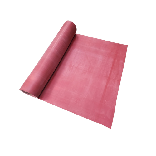 Linaseal Red Natural Rubber - 1.5mm x 1200mm (40 Duro, Per Metre)