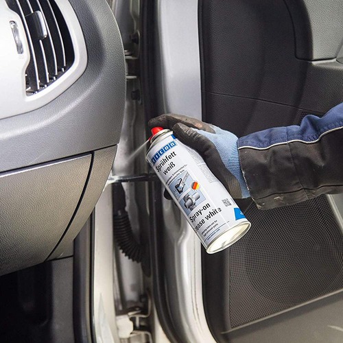 Spray-On Grease White, Universal Sprayable Grease - 400ml