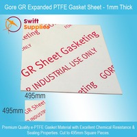 Gore GR Expanded PTFE Gasket Sheet - 1mm Thick x  495mm x  495mm