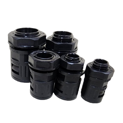 Nylon Quick Connect Conduit Gland - 12mm Thread | 10mm Depth