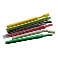 Heat Shrink Tube, Yellow   1.5mm Dia x 1200mm Long (Single Wall, 2:1 Shrink)