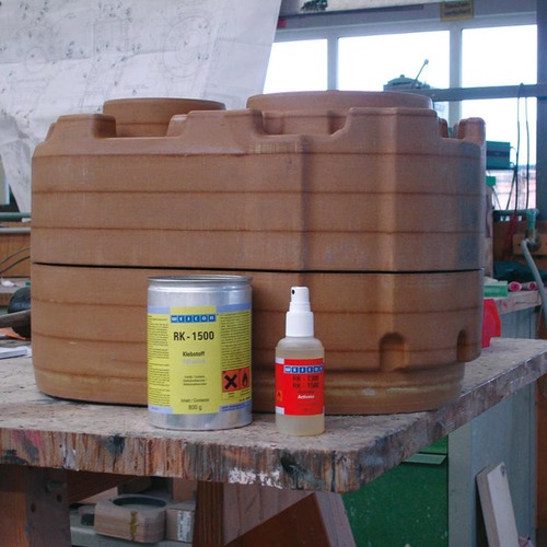 RK-1500 No-Mix, High Strength Acrylic Liquid Glue 1kg Kit