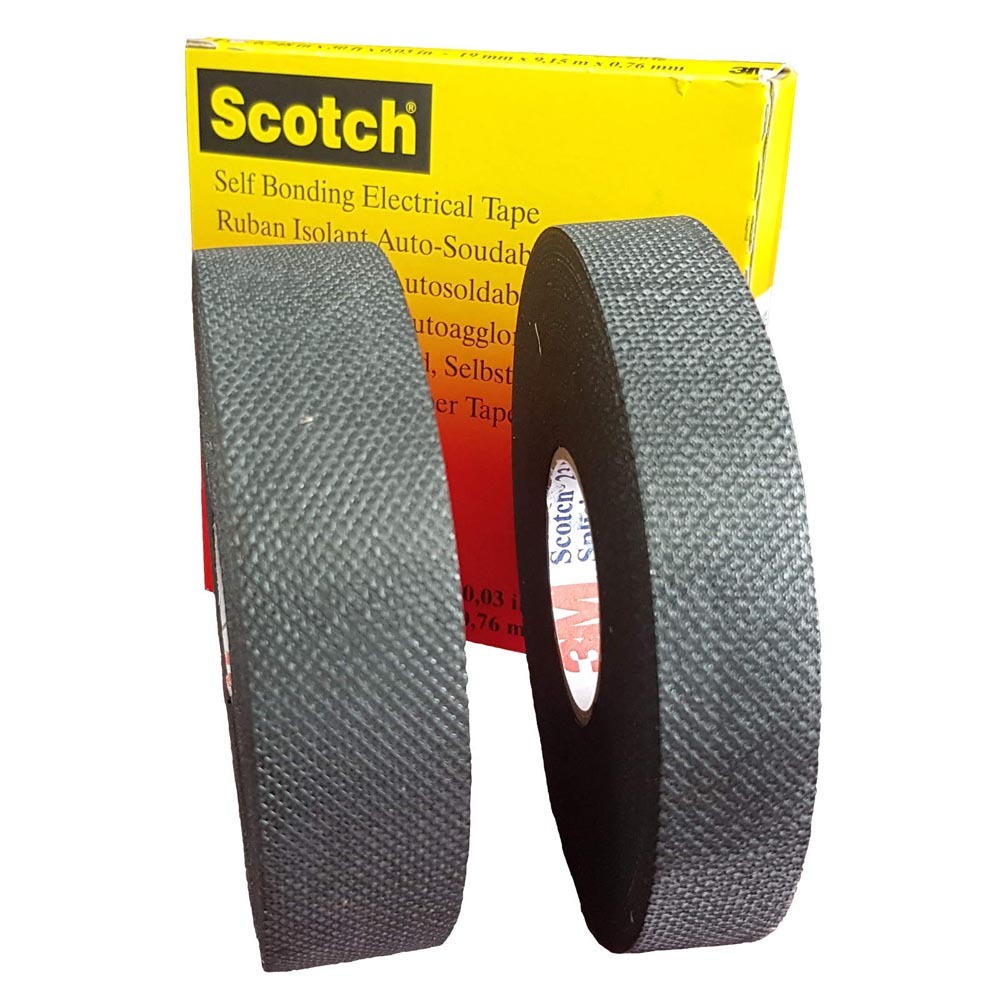 3M Scotch 23 Rubber Splicing Electrical Tape in Two Sizes