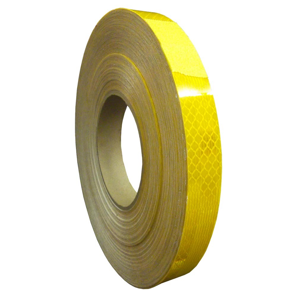 5 Pieces of Yellow High Intensity Reflective Tape Self-Adhesive 25mm×200mm×5 