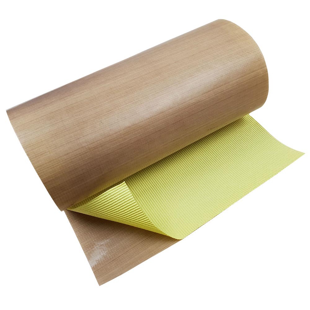 PTFE Coated Glass Fabric Adhesive Backed 1000mm Wide (Per Metre)