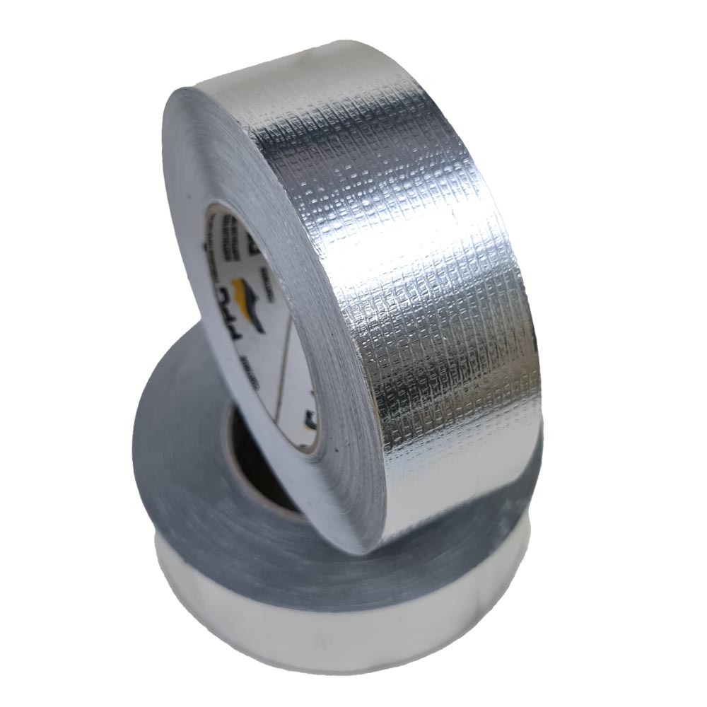 ~REINFORCED SILVER FOIL INSULATION  ADHESIVE TAPE~48mm x 50 METERS~ 