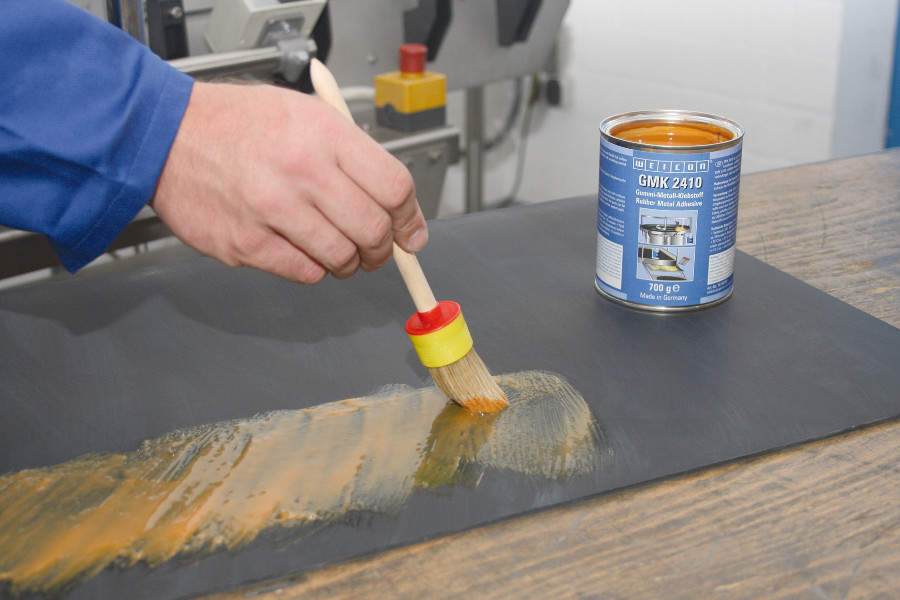 GMK 2410 Contact Adhesive for sticking rib rubber mat to the back of trucks, utes and vans.