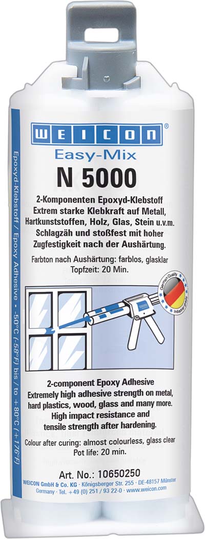 Easy-Mix N 5000 Epoxy Adhesive - Clear, Liquid Epoxy Glue 10650250