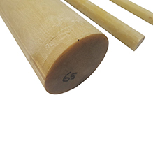 Fibreglass Rod with Epoxy Close Up End View - Class B Insulation